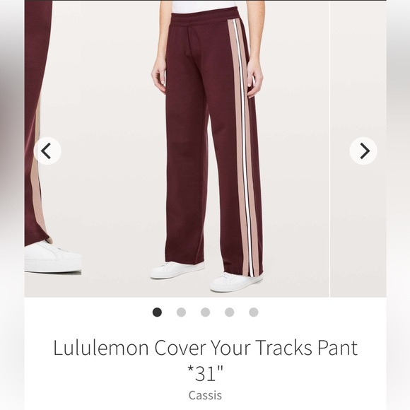 lululemon athletica Pants - Lululemon Athletic Cover Your Track Pants 8 NWOT
